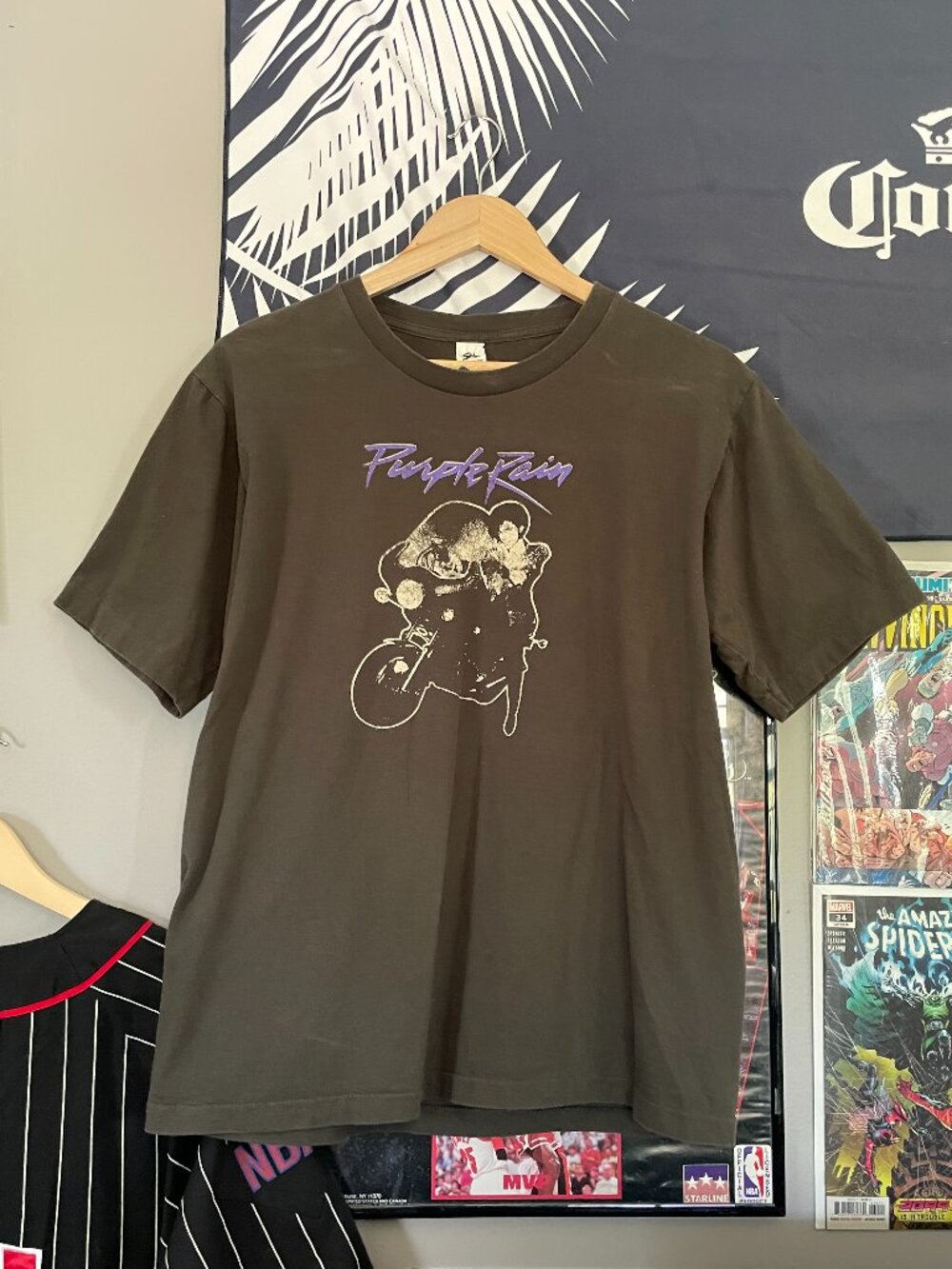 Vintage 90s Single Stitch Prince Purple Rain Bootleg T-shirt